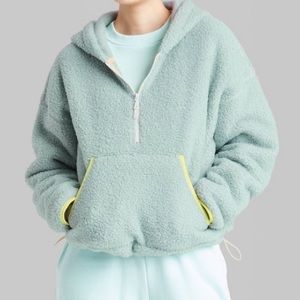 NWT Wild Fable Half-zip Sherpa Anorak jacket sz XXL